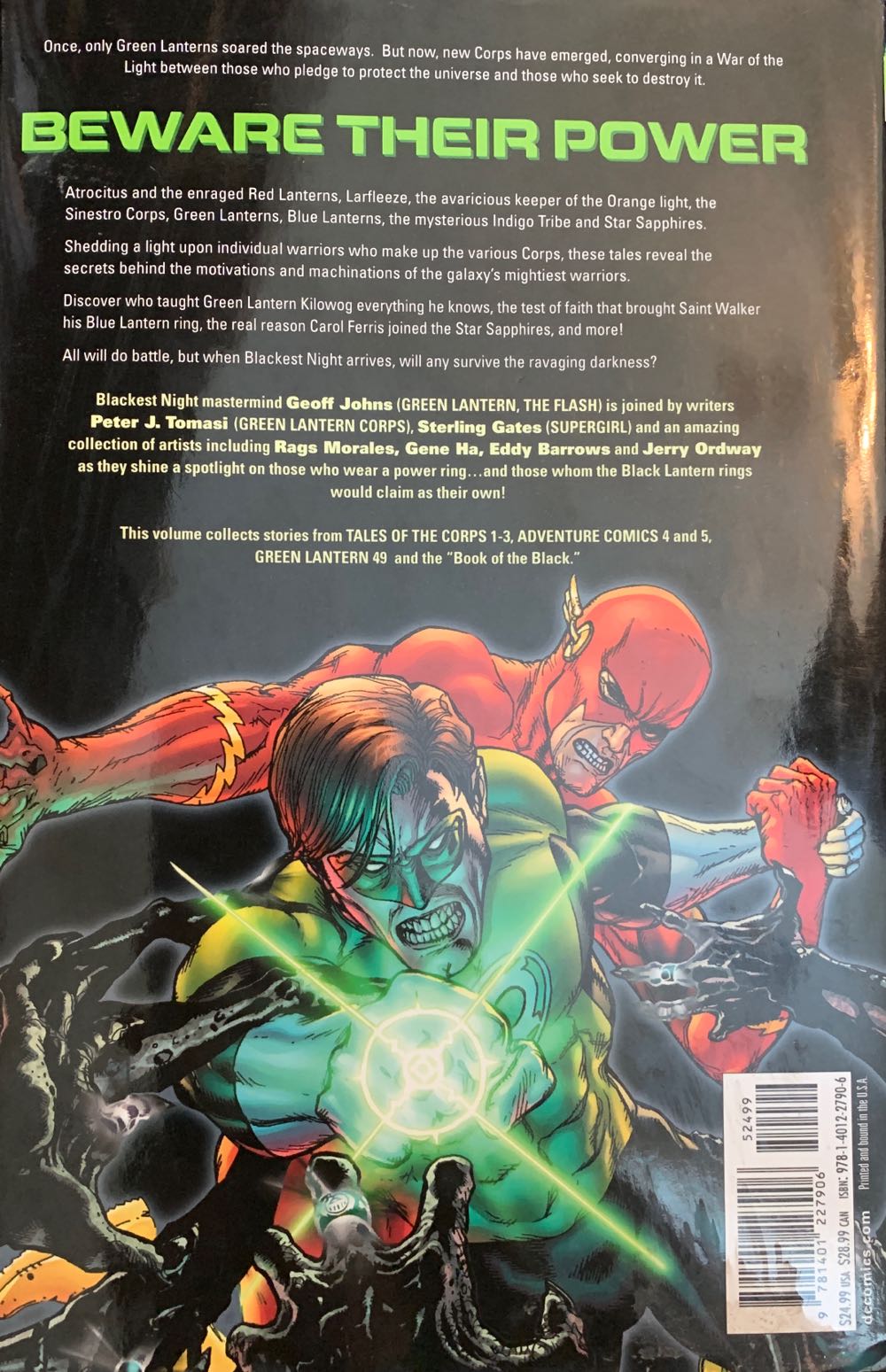 Blackest Night: Tales Of The Corps - DC Comics (0 - Jul 2010) comic book collectible [Barcode 9781401227906] - Main Image 2