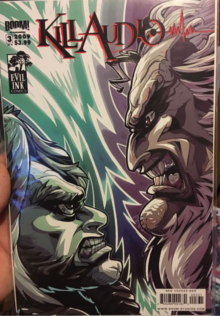 Kill Audio  (3) comic book collectible [Barcode 844284001670] - Main Image 1