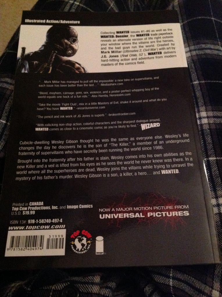 Wanted TPB - Image/ Top Cow comic book collectible [Barcode 9781582404974] - Main Image 2