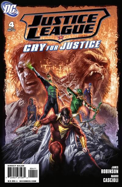 Justice League: Cry For Justice - DC Comics (4 - 12/2009) comic book collectible [Barcode 76194127197200411] - Main Image 1
