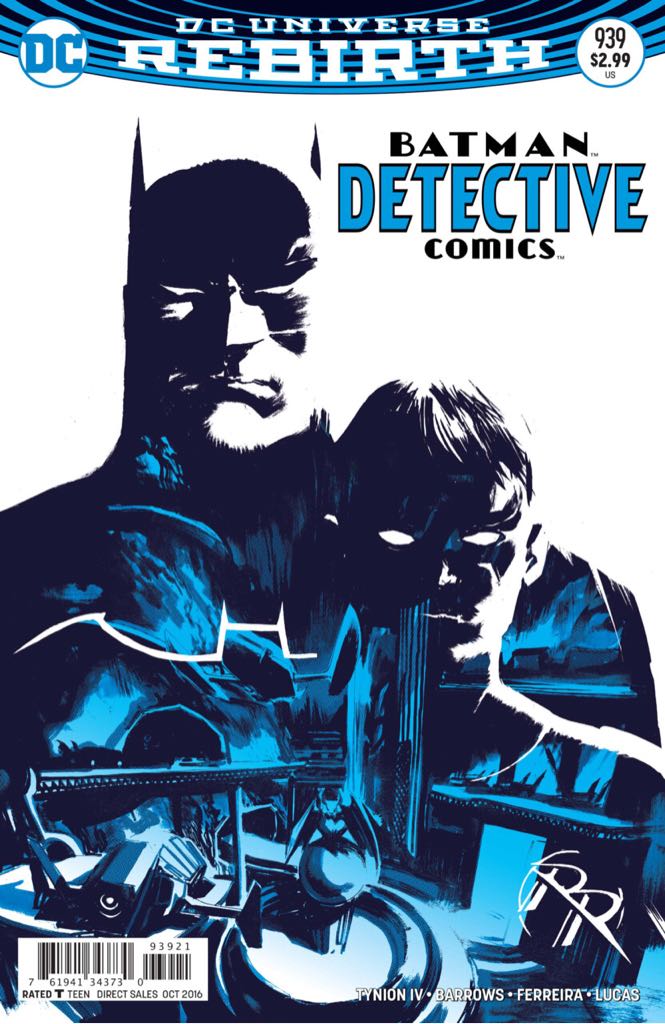 Detective Comics (Vol. 3) - DC Comics (939 - Oct 2016) comic book collectible [Barcode 76194134373093921] - Main Image 2