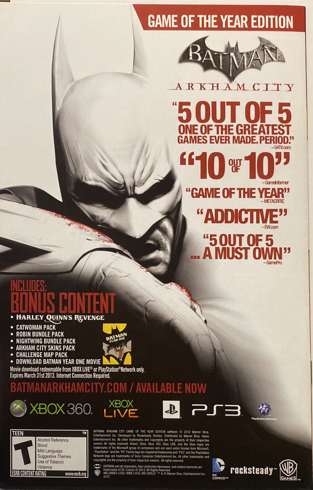 Batman Detective Comics: The New 52 - DC Comics (10 - Aug 2012) comic book collectible [Barcode 76194130646901011] - Main Image 2