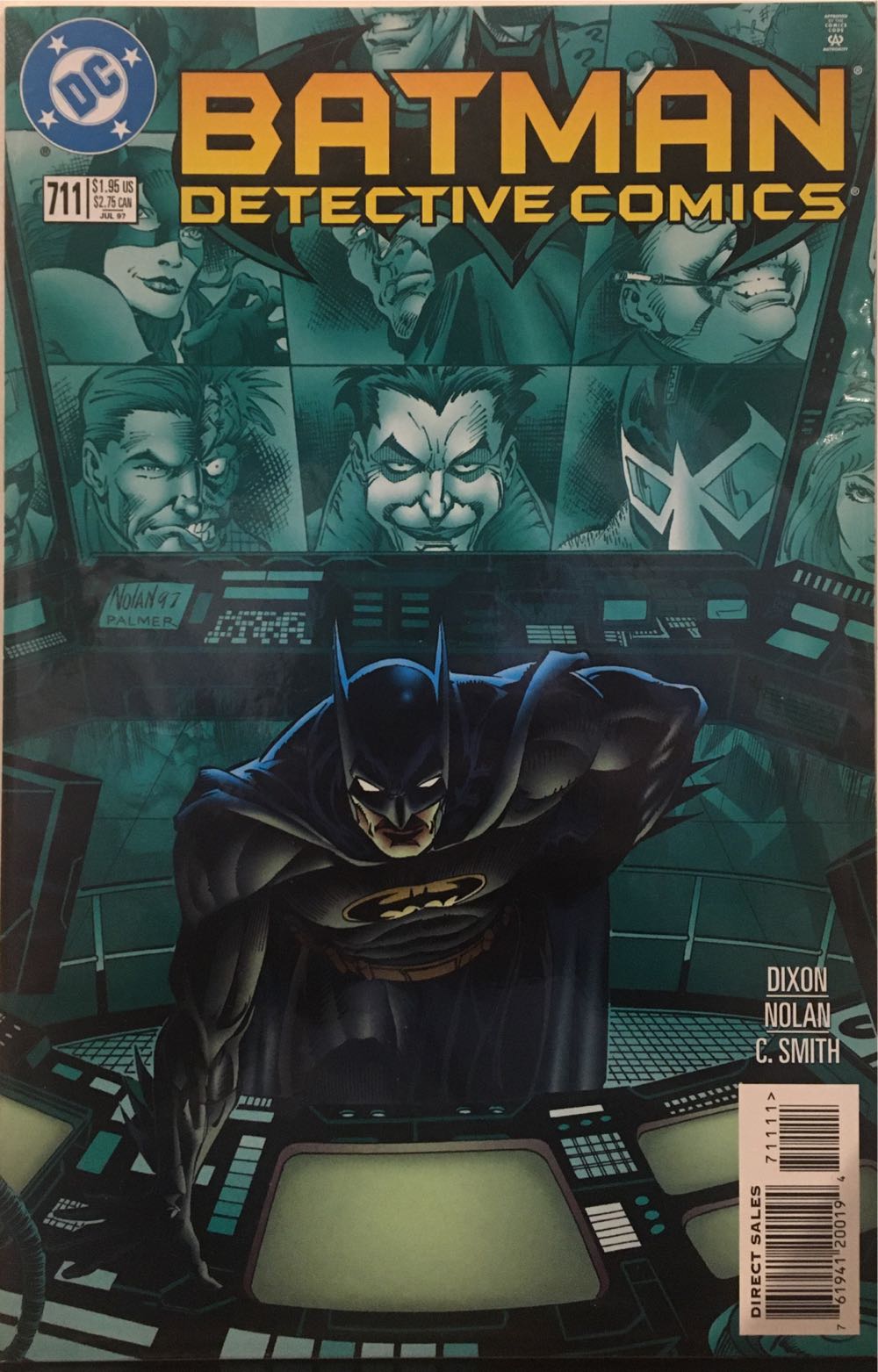 Batman Detective Comics #711 - DC (711 - Jul 1997) comic book collectible - Main Image 2