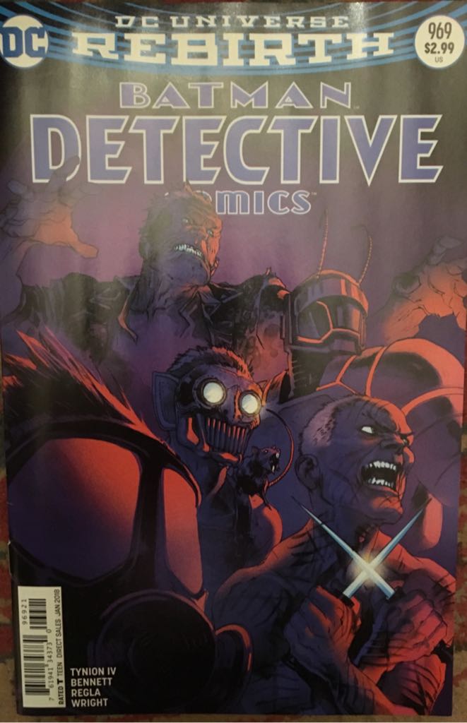 Detective Comics - DC (969 - Jan 2018) comic book collectible [Barcode 76194134373096921] - Main Image 1