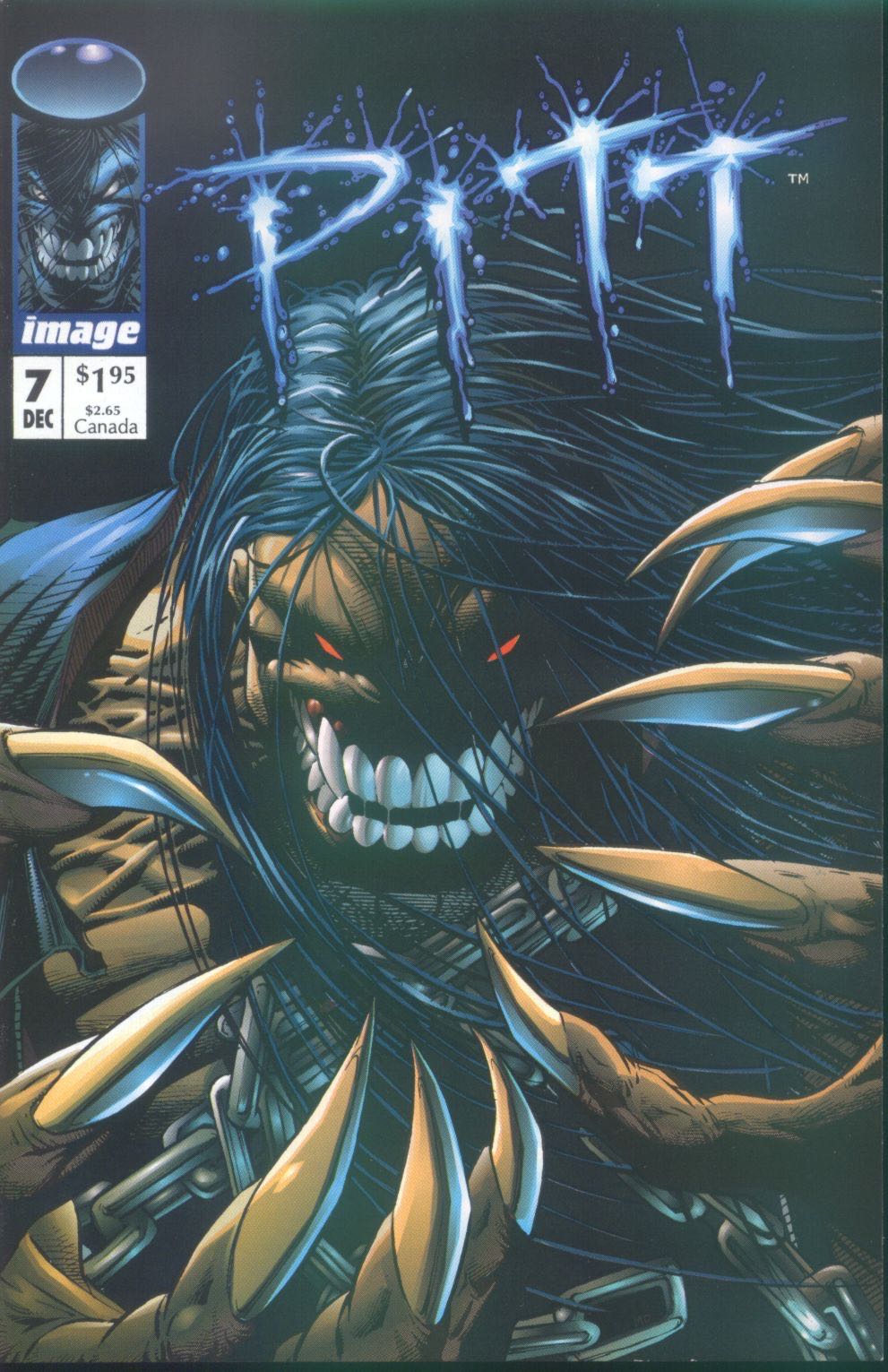 HORROR:PITT - Image Comics (7 - Dec 1994) comic book collectible [Barcode 070989332539] - Main Image 2
