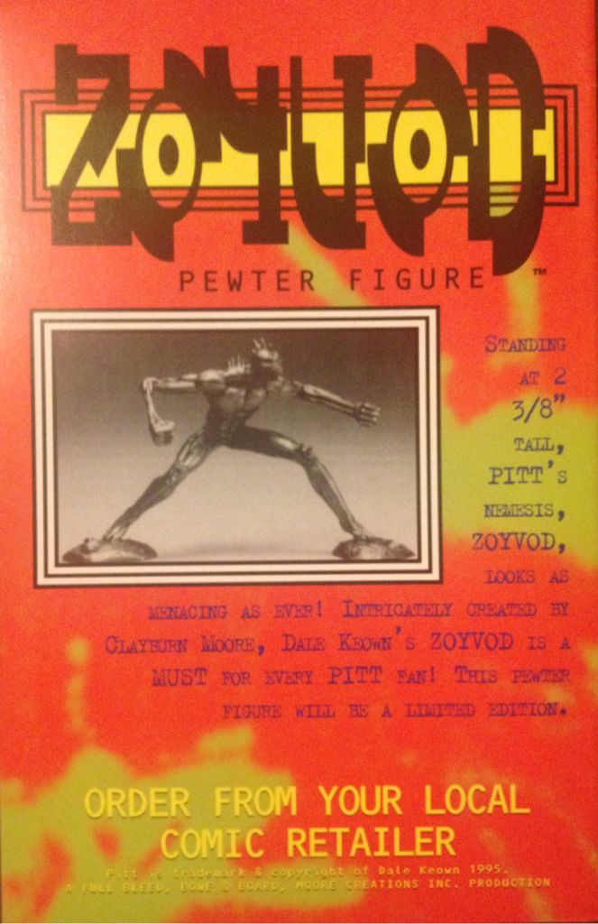 Pitt - Image Comics (8 - Apr 1995) comic book collectible [Barcode 070989332539] - Main Image 2