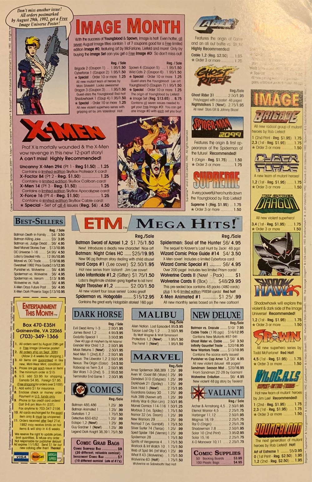 WildC.A.T.S. - Image Comics (1 - Aug 1992) comic book collectible [Barcode 0] - Main Image 2