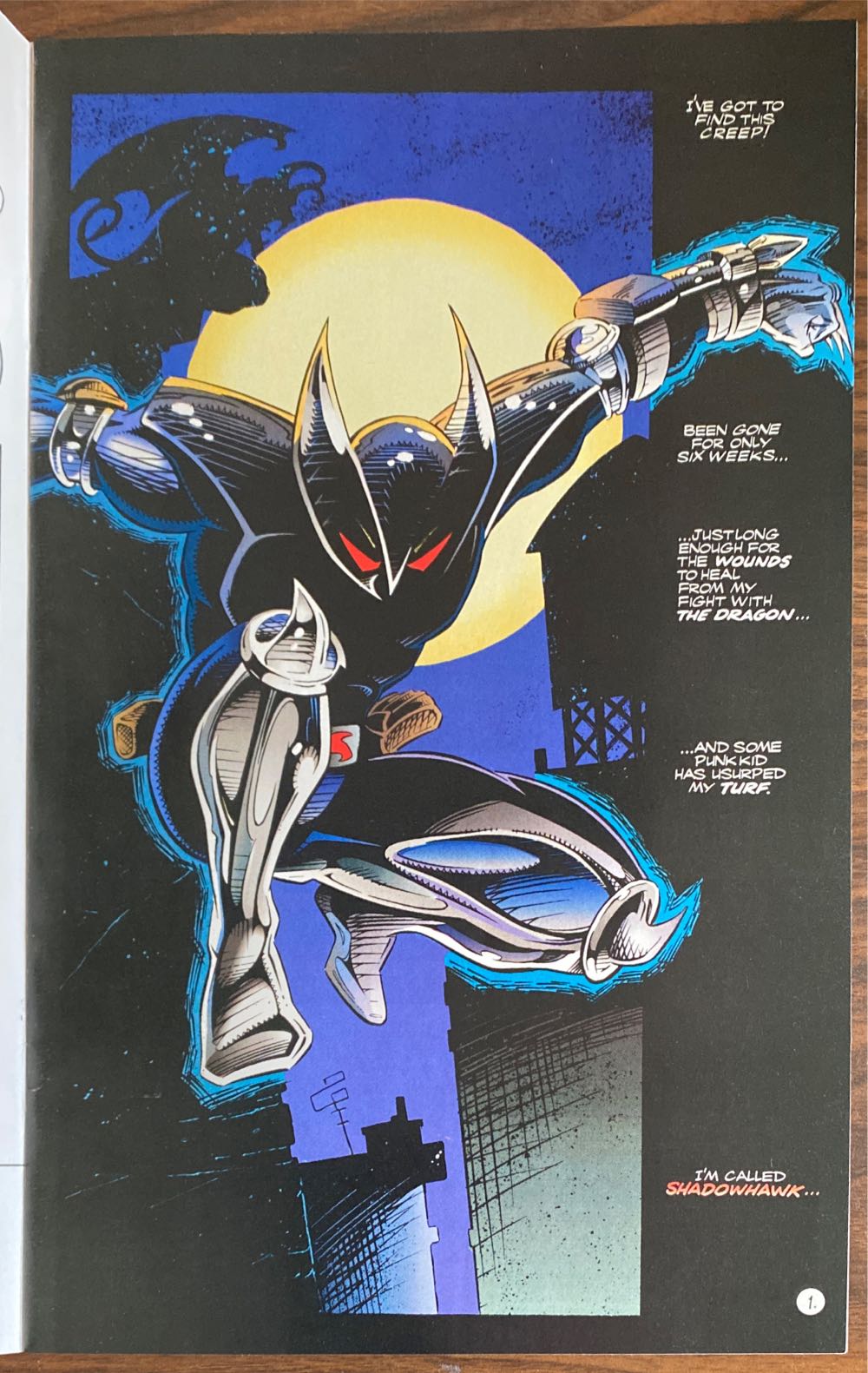 Shadowhawk 2 - Image Comics (1 - May 1993) comic book collectible [Barcode 0] - Main Image 3