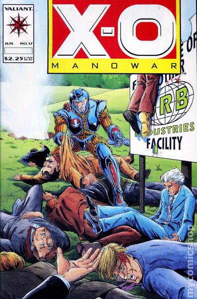 X-O Manowar - Valiant (17 - Jun 1993) comic book collectible [Barcode 858992003031] - Main Image 1