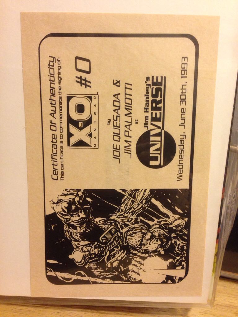 X-o Manowar - Valiant (0 - Aug 1993) comic book collectible [Barcode 858992003031] - Main Image 2