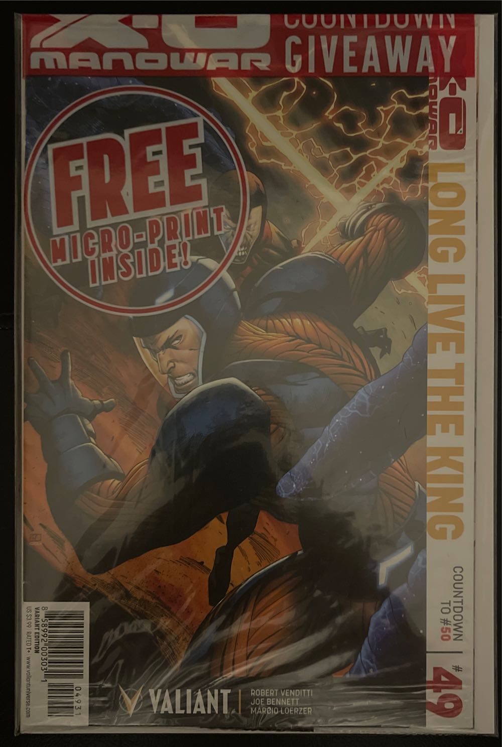 X-0 Manowar - Valiant (49 - Jul 2016) comic book collectible [Barcode 85899200303104921] - Main Image 2