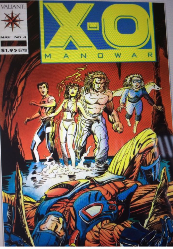 X-O Manowar - Valiant Comics (4 - May 1992) comic book collectible [Barcode 0] - Main Image 1