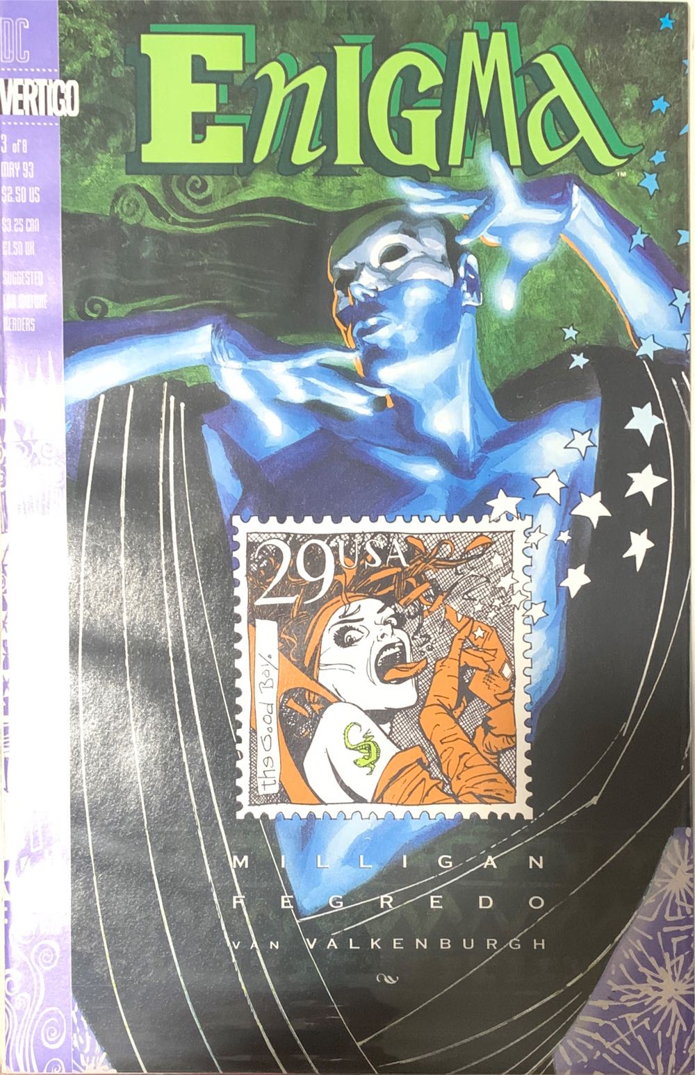 Enigma - DC Vertigo (3 - May 1993) comic book collectible [Barcode 0] - Main Image 2