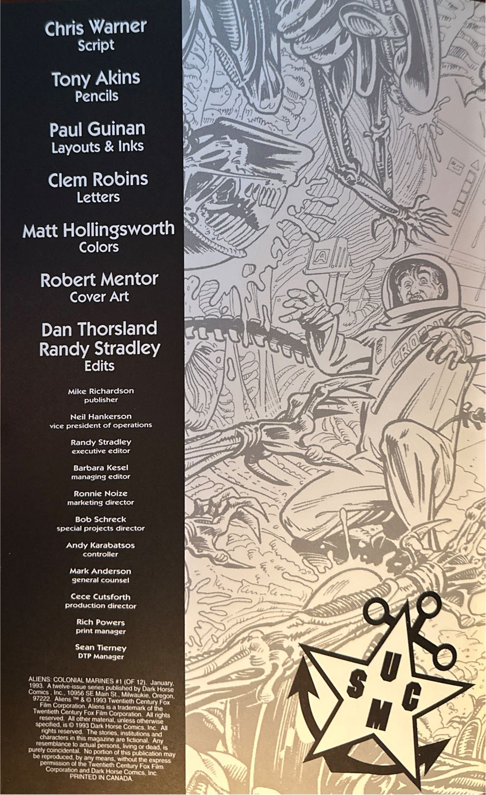 Aliens Colonial Marines - Dark Horse Comics (1) comic book collectible [Barcode 0] - Main Image 2