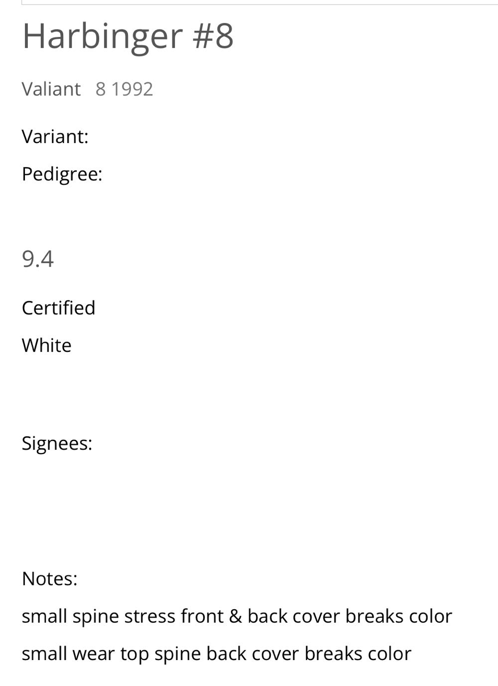 Harbinger - Valiant (8 - Aug 1992) comic book collectible - Main Image 3