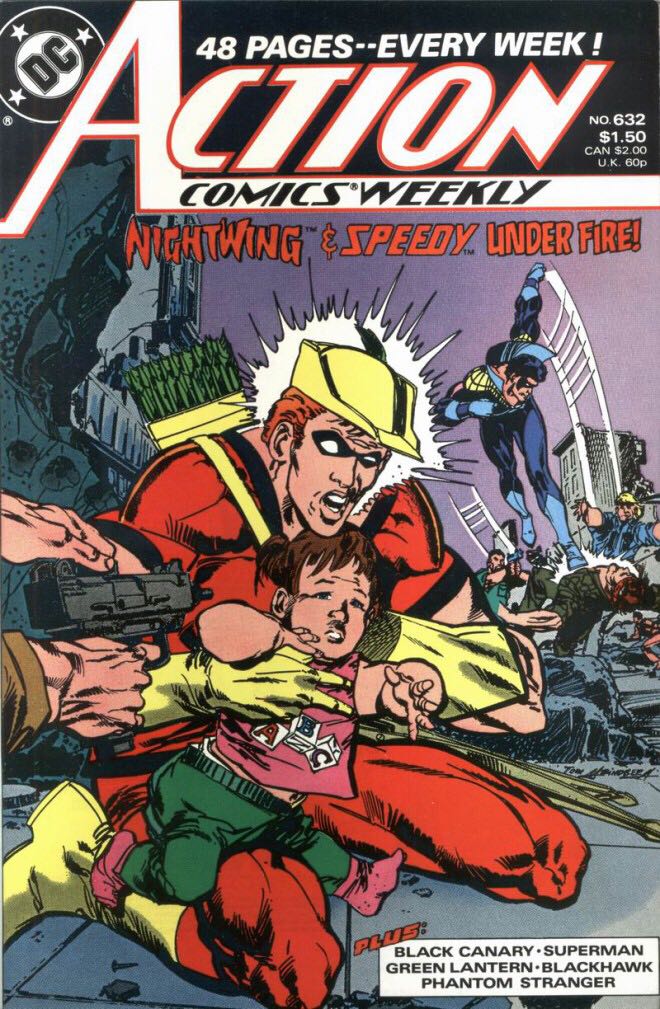 Superman: Action Comics Weekly Nightwing & Speedy - DC Comics (632 - Dec 1988) comic book collectible [Barcode 0] - Main Image 1