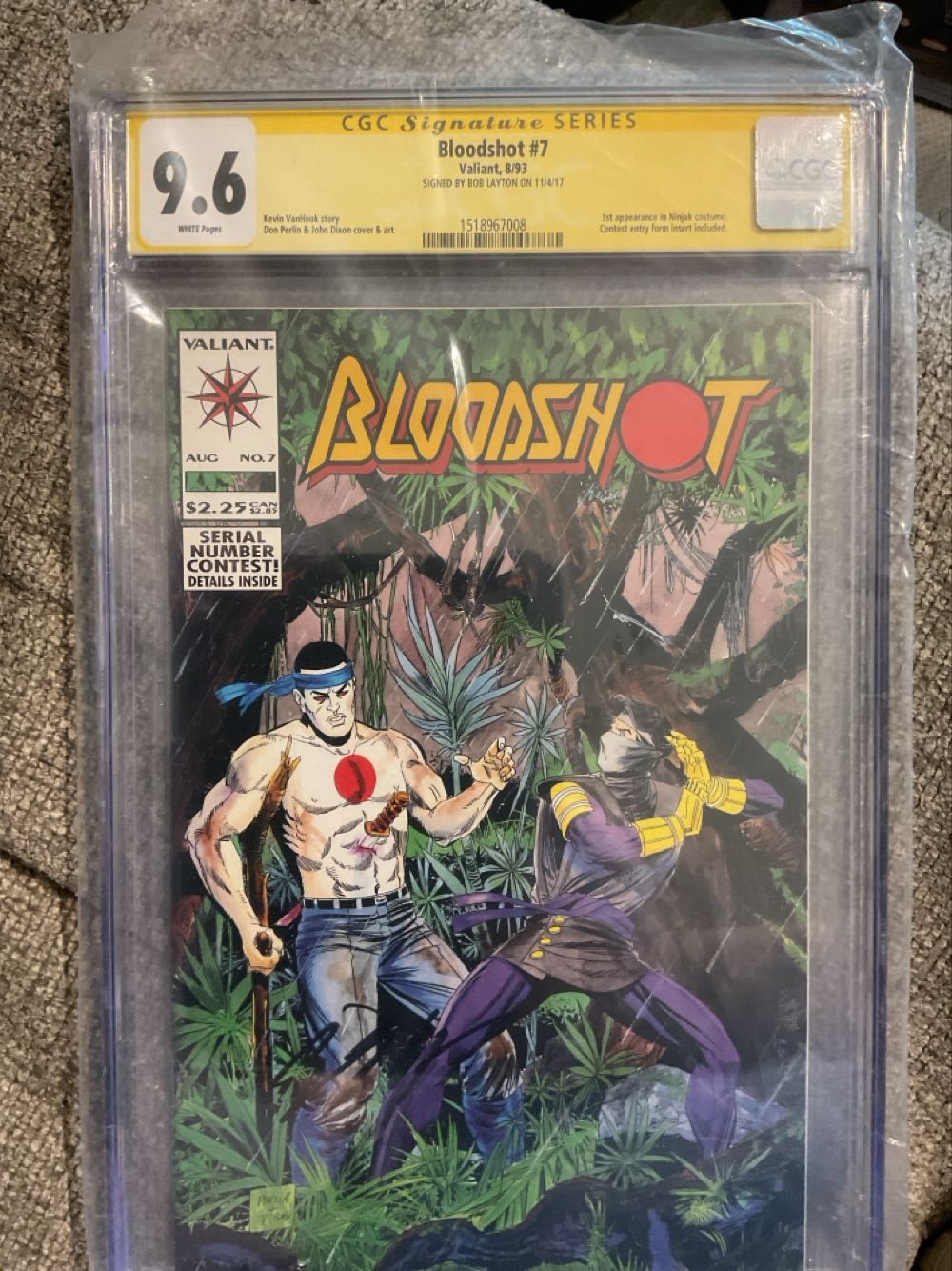 Bloodshot #7 - Valiant Comics (7 - Aug 1993) comic book collectible [Barcode 0] - Main Image 3