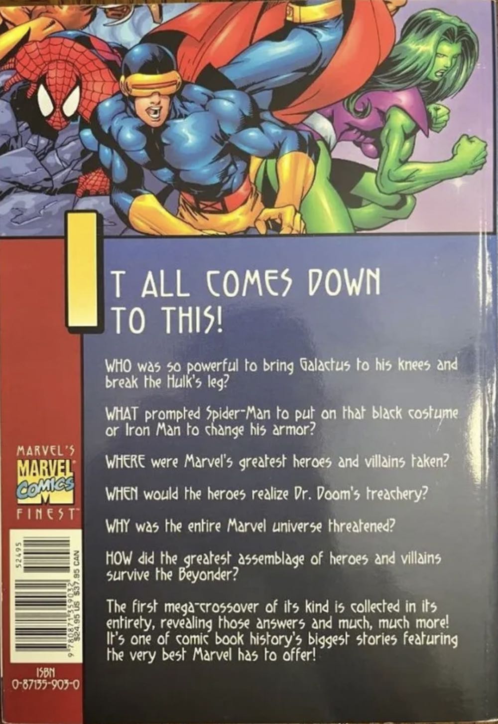 Secret Wars - Marvel Comics (1-12 - Jul 2001) comic book collectible [Barcode 9780871359032] - Main Image 2