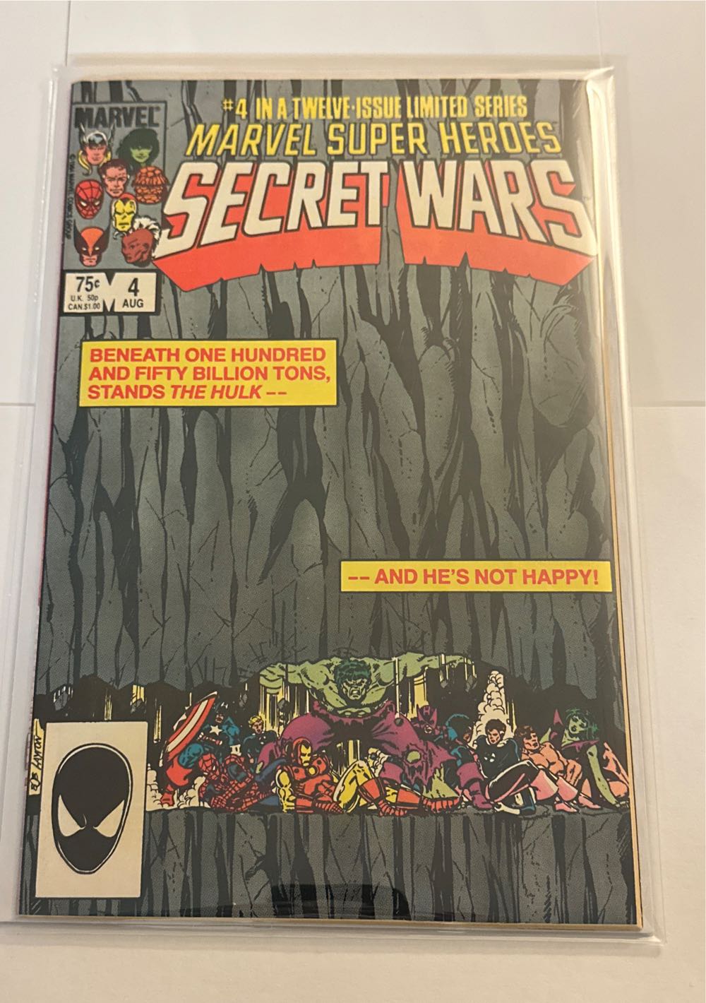 Secret Wars - Marvel (4 - Aug 1984) comic book collectible [Barcode 071486024750] - Main Image 2