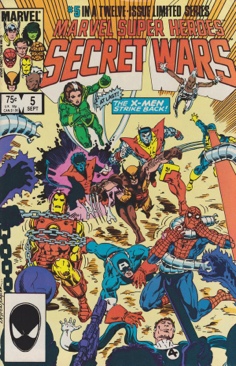 Secret Wars - Marvel Comics (5 - Sep 1984) comic book collectible [Barcode 071486024750] - Main Image 1