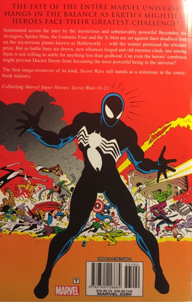 Secret Wars - Marvel Comics (Dec 2011) comic book collectible [Barcode 9780785158684] - Main Image 2