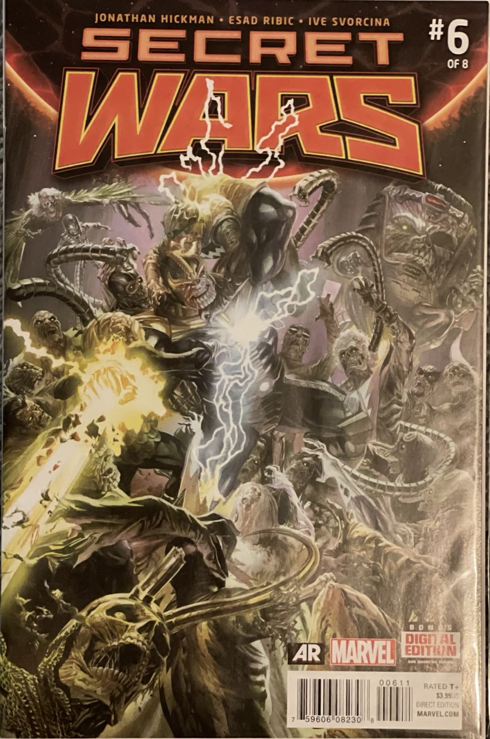 Secret Wars (Vol. 1) - Marvel Comics (6 - Dec 2015) comic book collectible [Barcode 75960608230800611] - Main Image 2