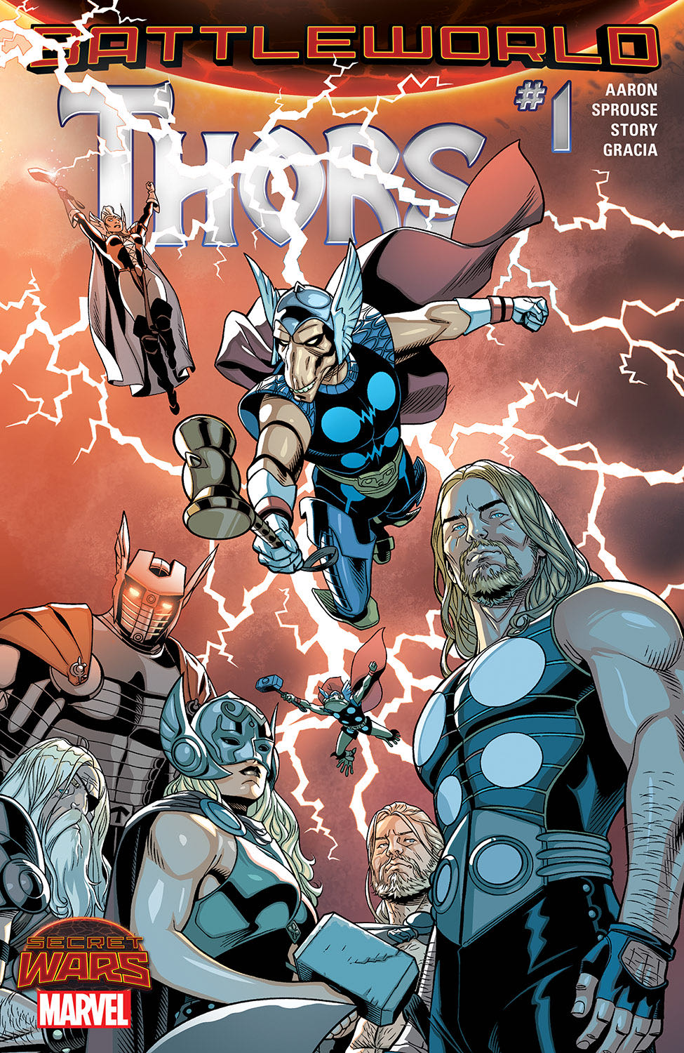 Thors - Marvel Comics (1 - Aug 2015) comic book collectible [Barcode 75960608241400181] - Main Image 4