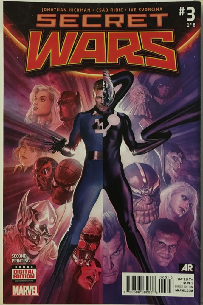 Secret Wars - Marvel Comics (3) comic book collectible [Barcode 75960608230800312] - Main Image 2