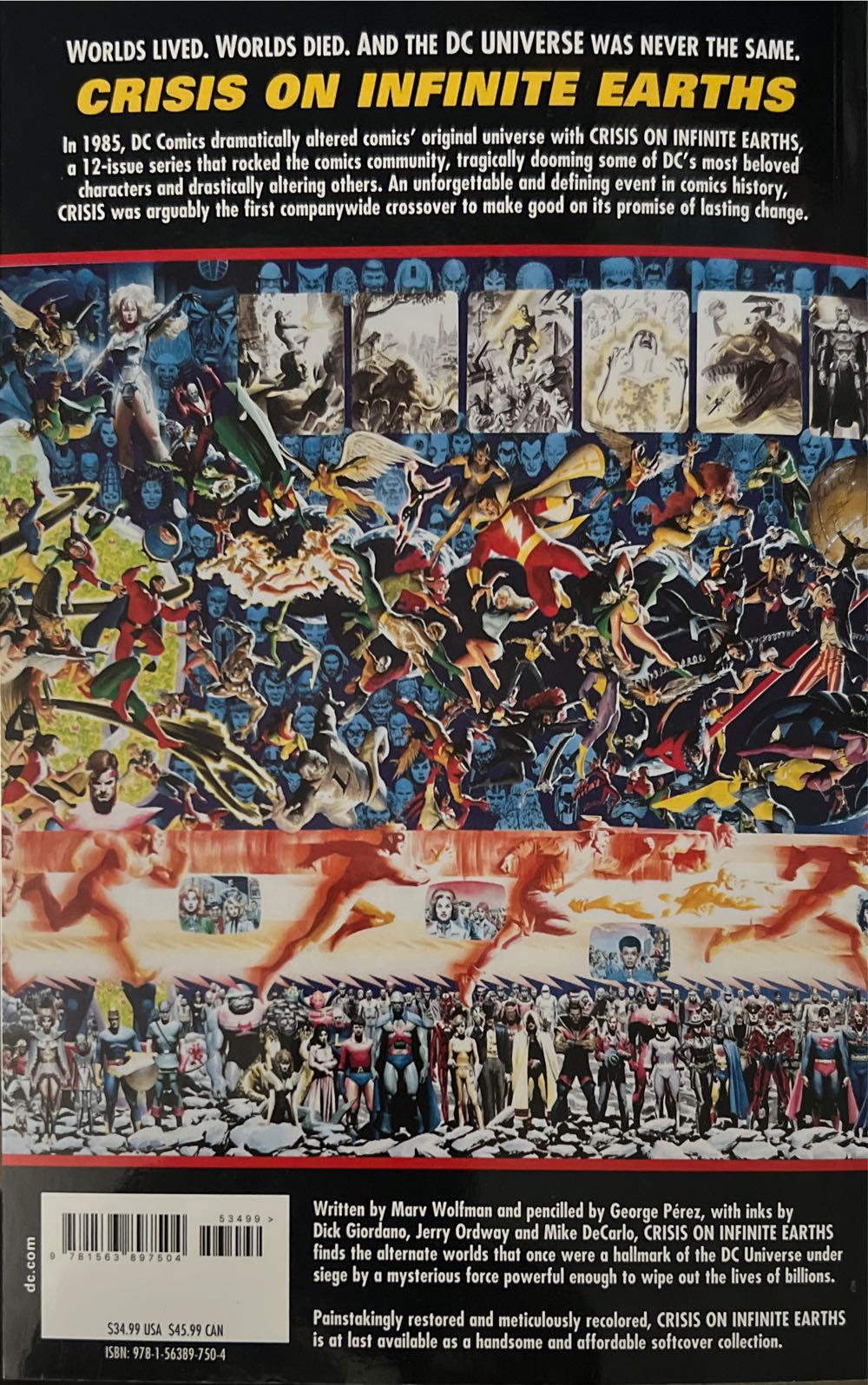 *Crisis On Infinite Earths - DC Comics (1-12 - Jun 2000) comic book collectible [Barcode 9781563897504] - Main Image 2