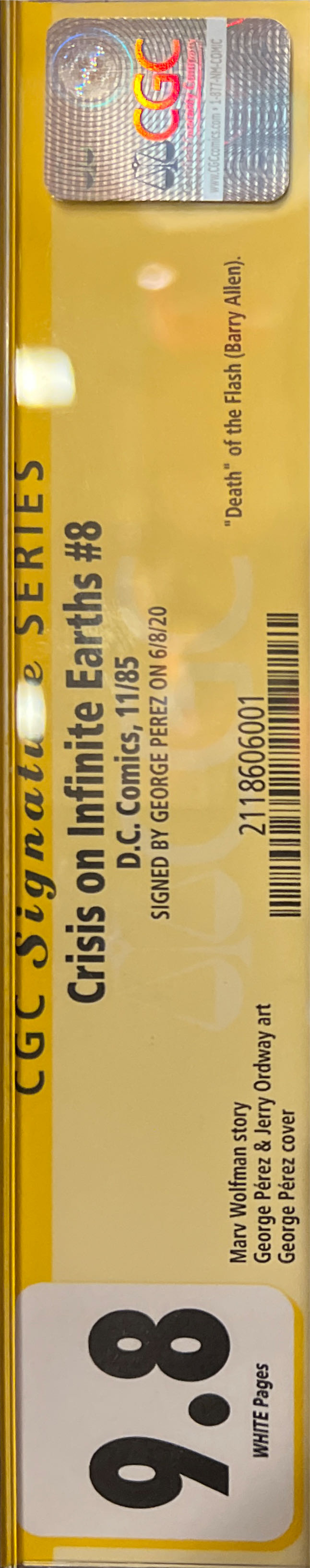 Crisis on Infinite Earths - DC Comics (8 - Nov 1985) comic book collectible [Barcode 070989326613] - Main Image 3