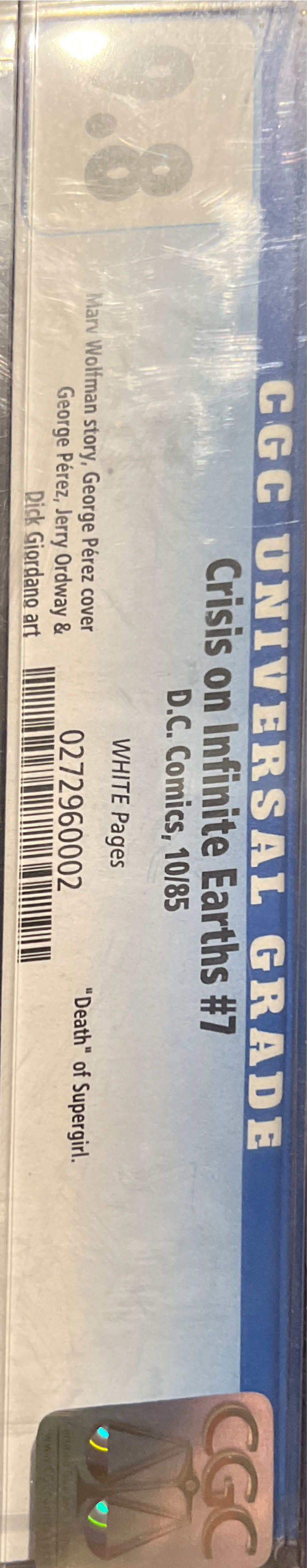 Crisis on Infinite Earths - DC Comics (7 - Oct 1985) comic book collectible [Barcode 070989326613] - Main Image 3