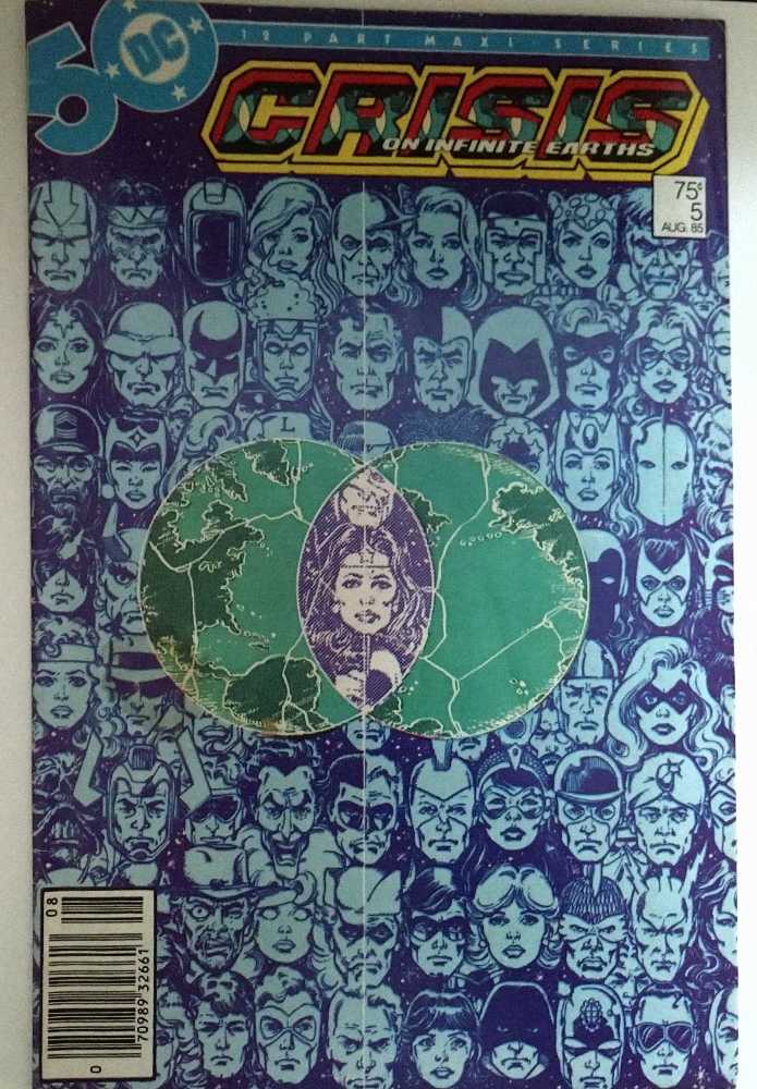 Crisis on Infinite Earths - DC (5 - Aug 1985) comic book collectible [Barcode 76194122772] - Main Image 2