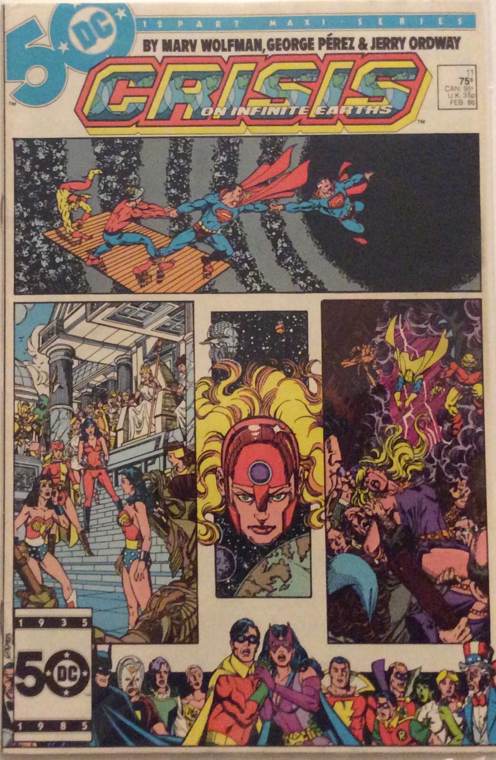 Crisis On Infinite Earths - DC Comics (11 - Feb 1986) comic book collectible - Main Image 2