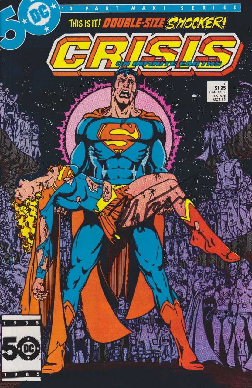 Crisis on Infinite Earths - DC (7 - Oct 1985) comic book collectible [Barcode 07098932661310] - Main Image 2