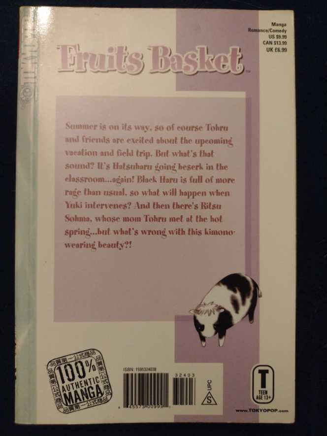Fruits Basket, Vol. 8 - Tokyopop (8 - Apr 2005) comic book collectible [Barcode 64557300999132403] - Main Image 2