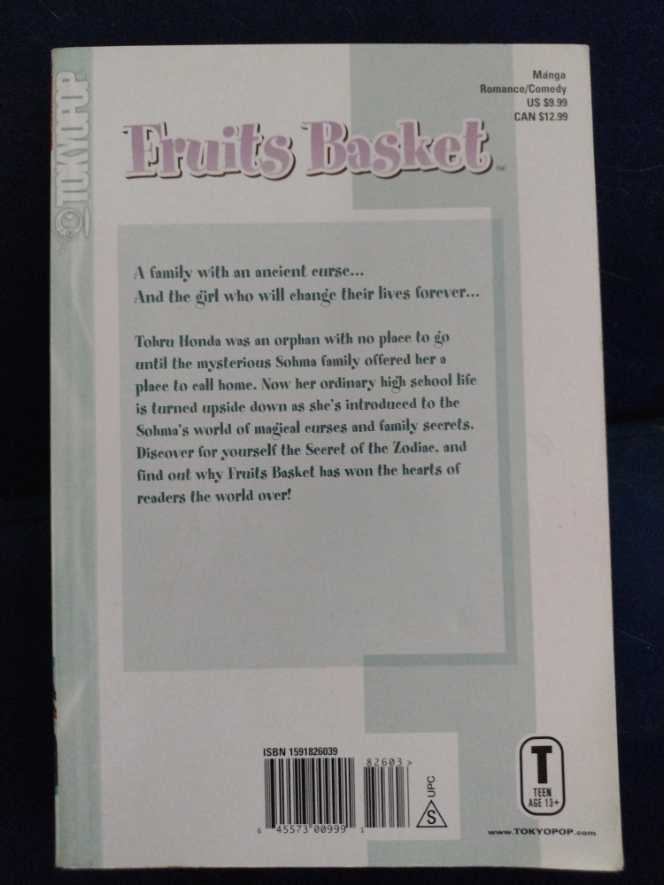 Fruits Basket Vol 1 - Tokyopop (1 - Feb 2004) comic book collectible [Barcode 64557300999182603] - Main Image 2