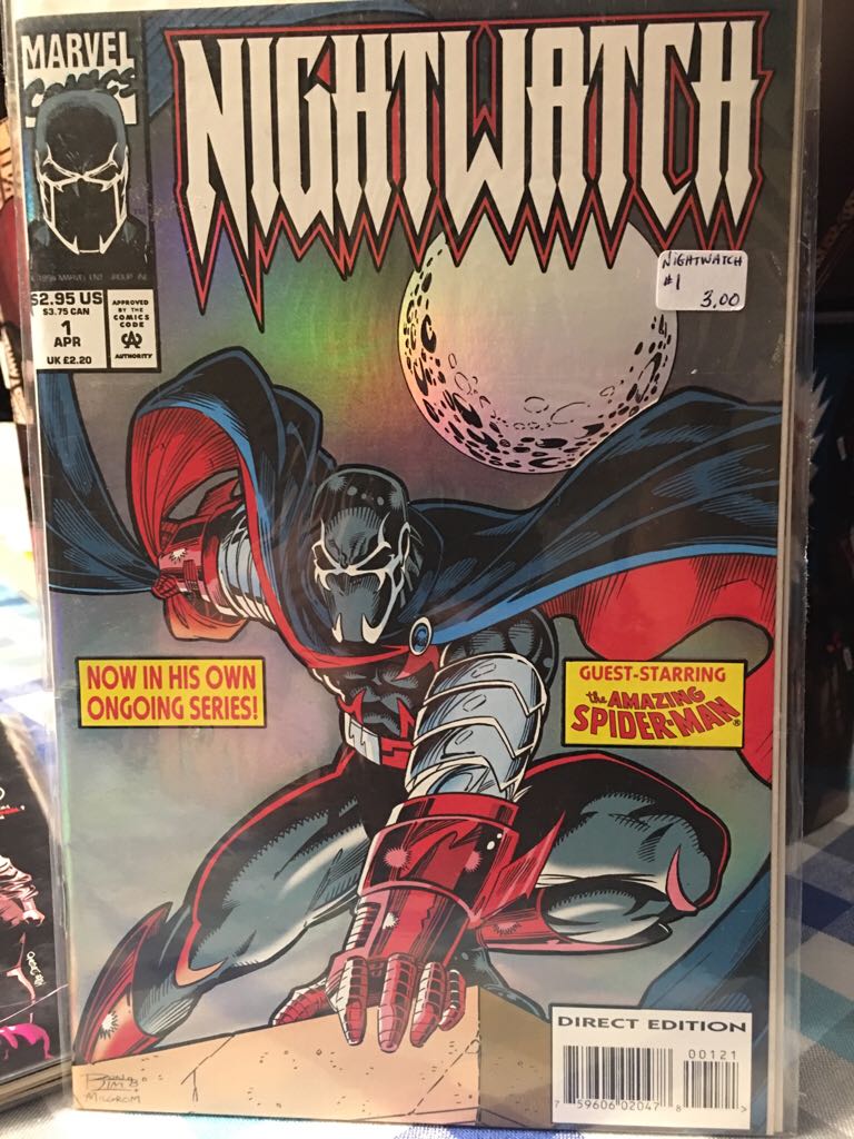 Nightwatch - Marvel Comics (1 - 04/1994) comic book collectible [Barcode 75960602047800121] - Main Image 1