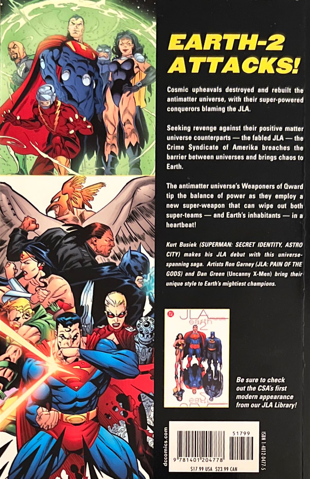 JLA - DC (107 - 114 - Apr 1998) comic book collectible [Barcode 9781401204778] - Main Image 2