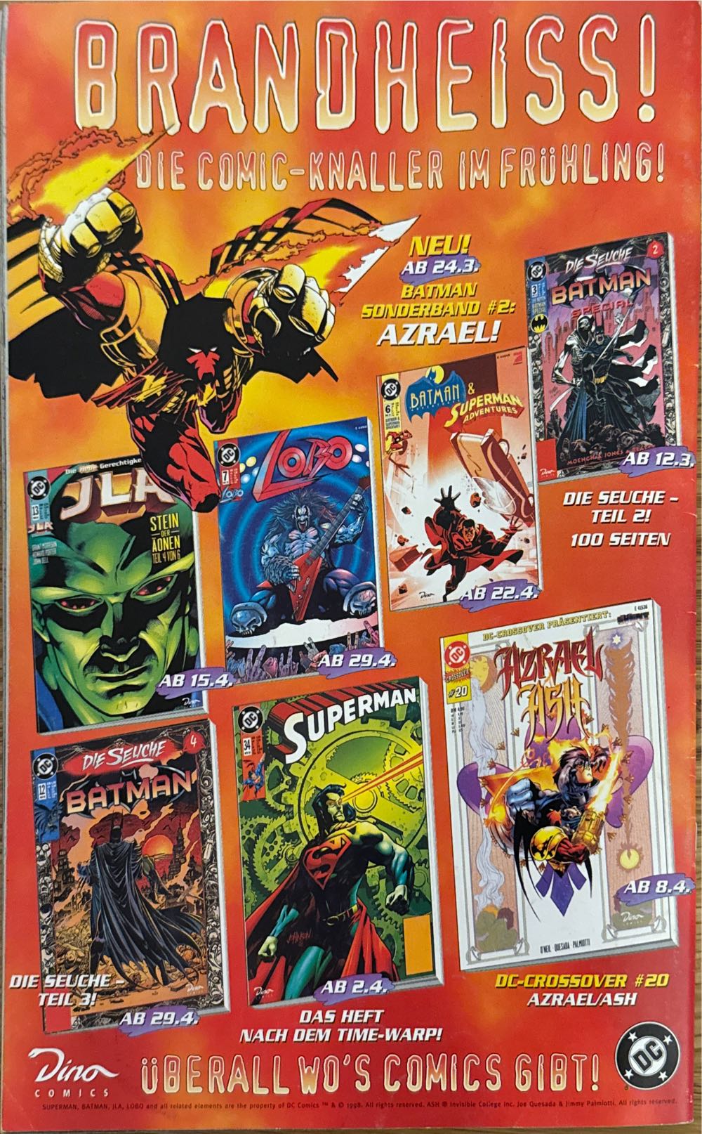 Jla - Dino-Verlag (13 - 08/1997) comic book collectible [Barcode 4394353904907] - Main Image 2