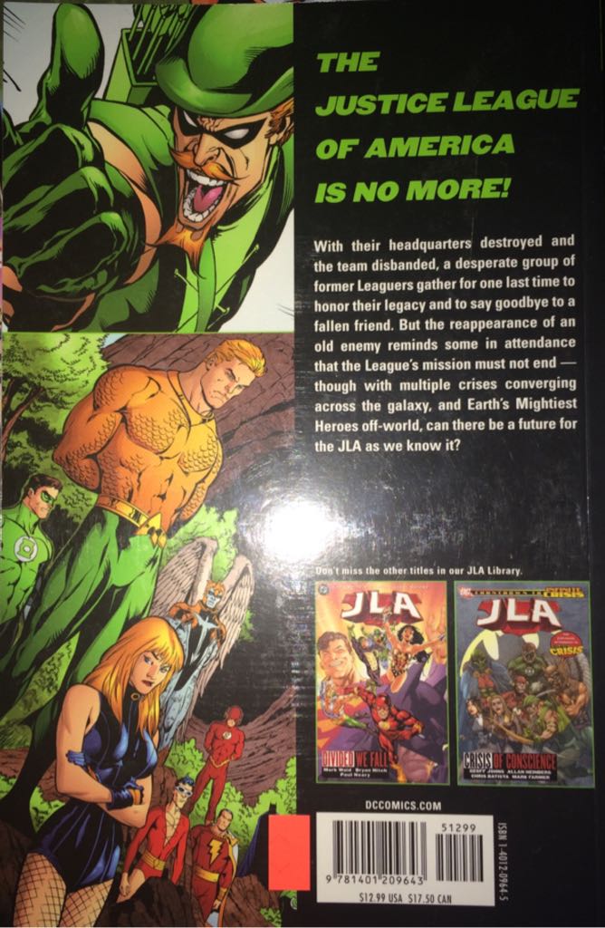 JLA: Vol 19 World Without A Justice League - DC Comics (19) comic book collectible [Barcode 978140120964351299] - Main Image 2