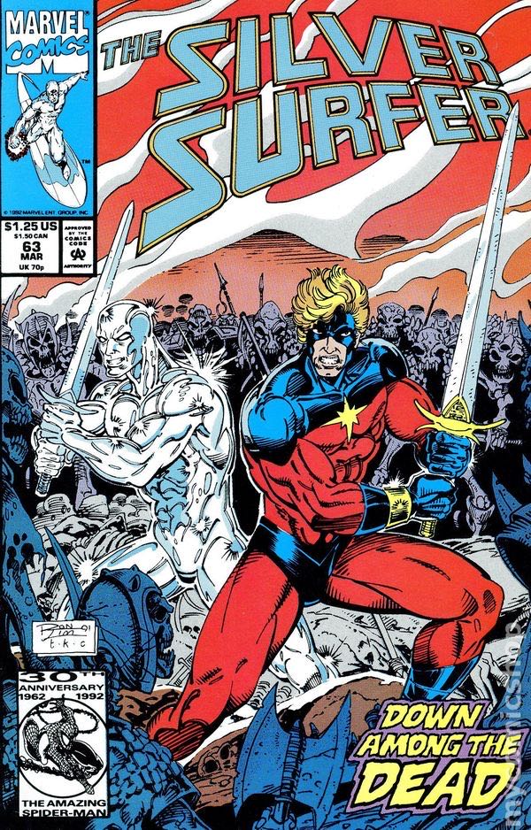 Silver Surfer - Marvel Comics Group (87 - Dec 1993) comic book collectible [Barcode 759606026647] - Main Image 2