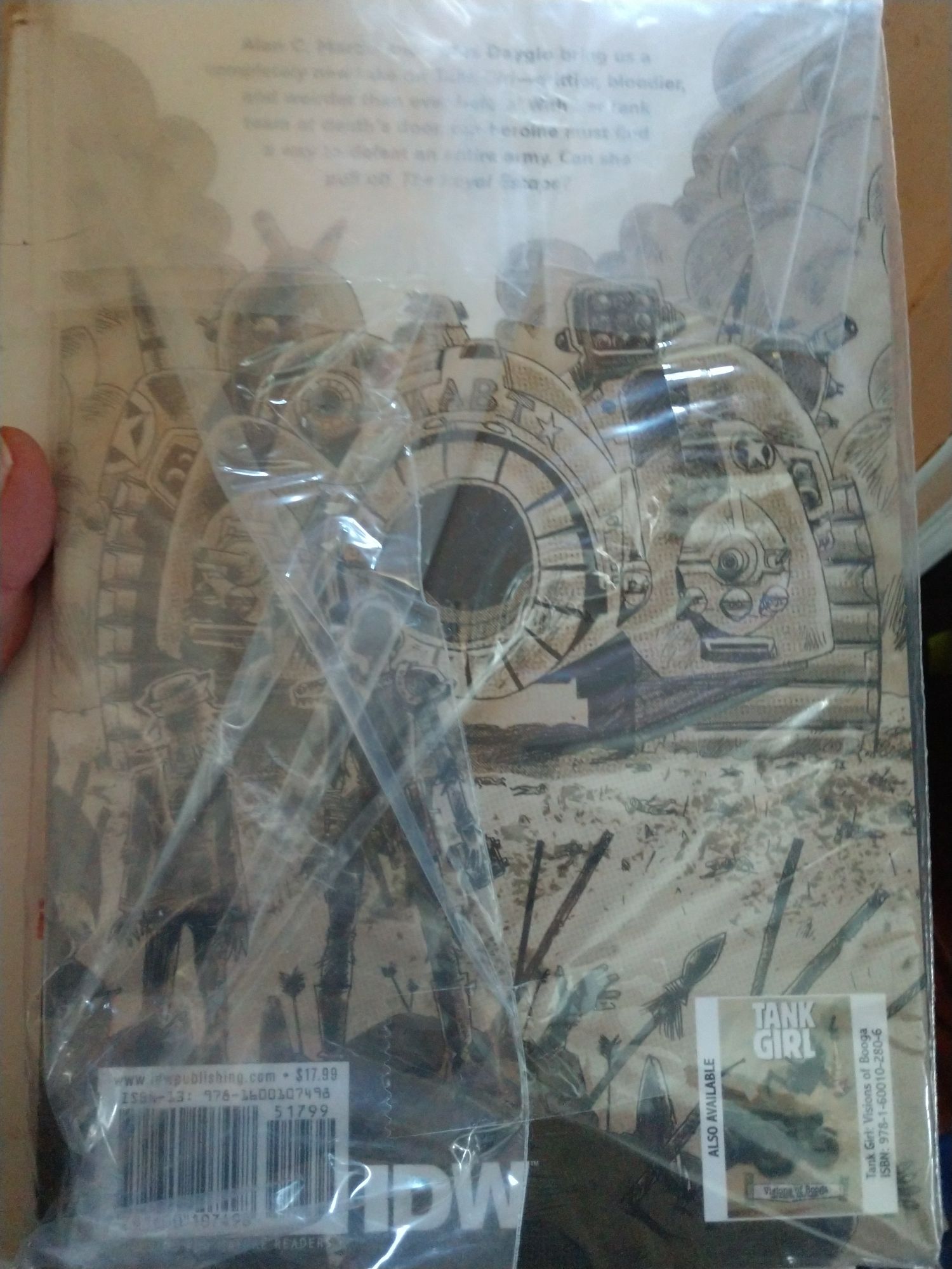 Tank Girl: The Royal Escape  comic book collectible [Barcode 9781600107498] - Main Image 2