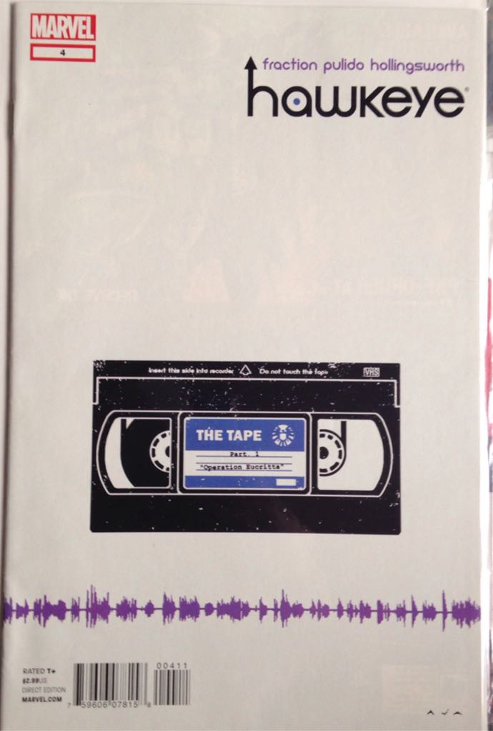 Hawkeye  (4) comic book collectible [Barcode 759606078158] - Main Image 1