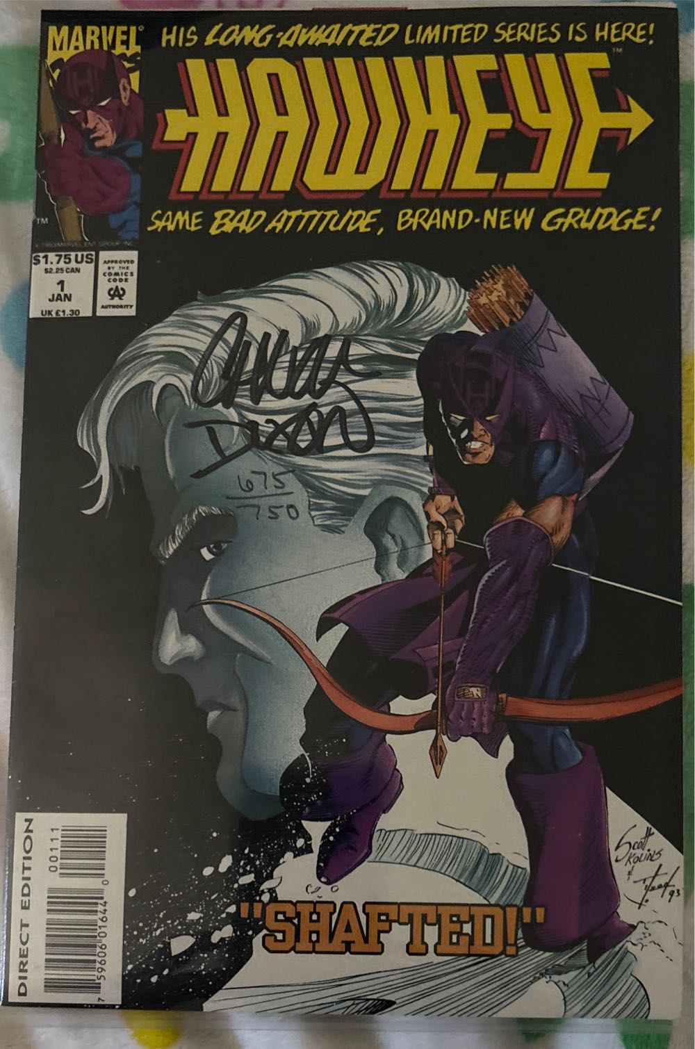 Hawkeye - Marvel Comics (1 - Jan 1994) comic book collectible [Barcode 75960601644000111] - Main Image 2