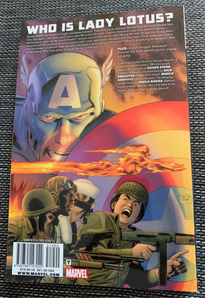 Captain America: Forever Allies  comic book collectible [Barcode 9780785147022] - Main Image 2