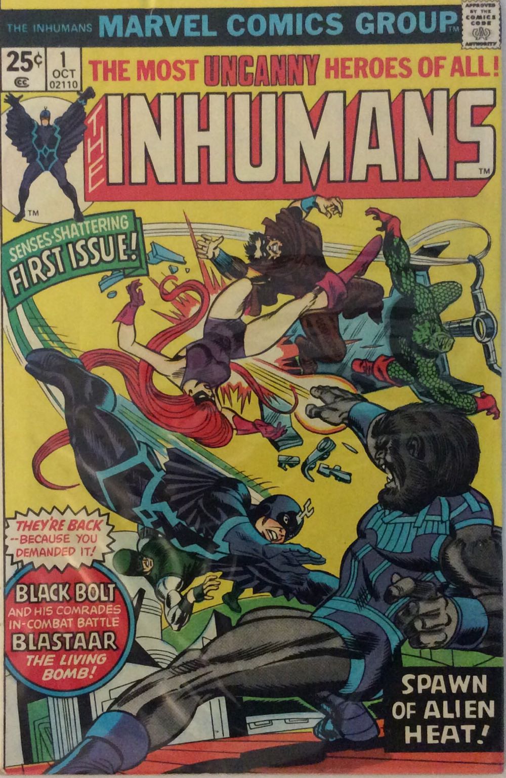 Inhumans - Marvel Comics Group (1 - Oct 1975) comic book collectible - Main Image 2