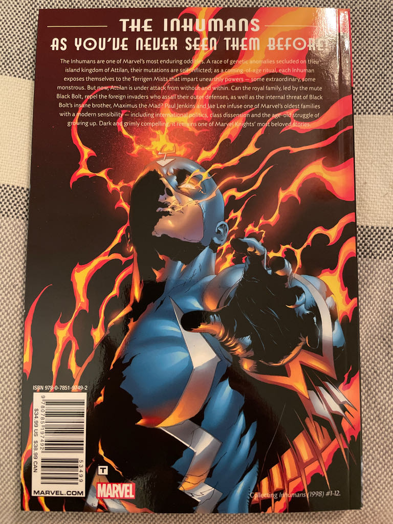 Inhumans - Marvel (1-12) comic book collectible [Barcode 978078519749253499] - Main Image 2