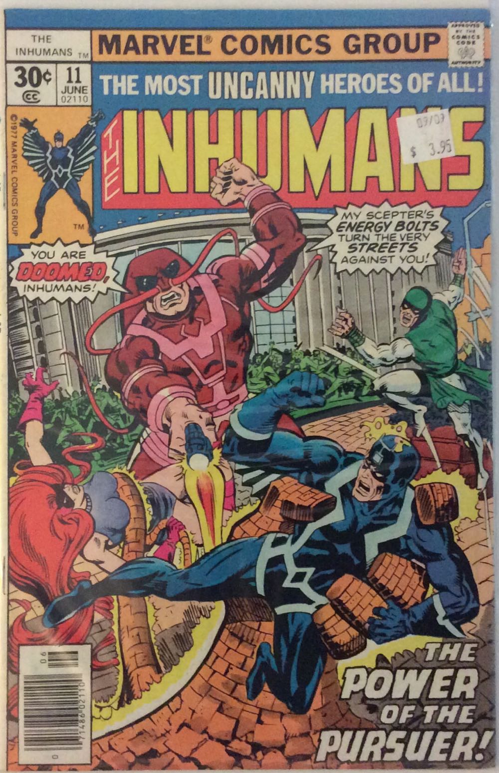 Inhumans V1 #11 - Marvel Comics (11 - Jun 1977) comic book collectible - Main Image 2