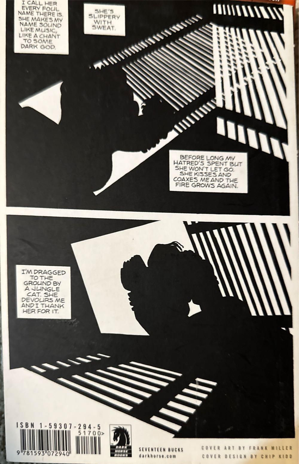 Sin City - Dark Horse (2) comic book collectible [Barcode 9781593072940] - Main Image 2