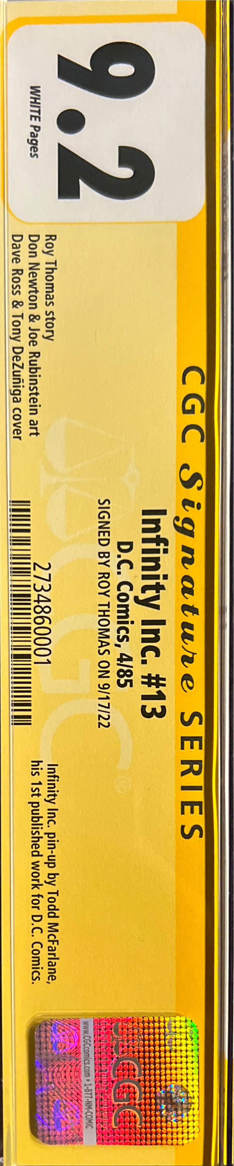 Infinity Inc. - DC Comics (13 - Apr 1985) comic book collectible - Main Image 3